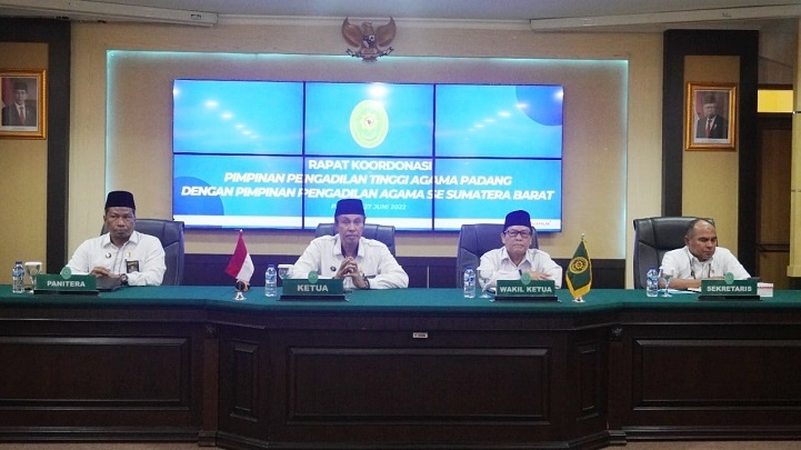 Rapat Koordinasi Pengadilan Tinggi Agama Padang dengan Pengadilan Agama se Sumatera Barat 