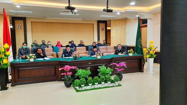 Entry Meeting Penilaian Desk Evaluasi Pelaksanaan Pembangunan Zona Integritas Menuju Wilayah Bebas Korupsi WBK