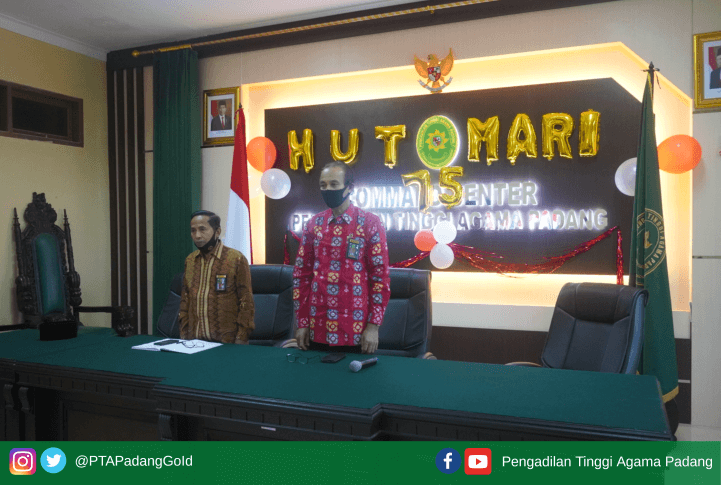 PTA Padang Mengikuti Seminar Budaya Kerja dan Tata Nilai MA Secara Virtual